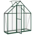 Rantry Gewächshaus für den Garten, Gestell Gewächshaus mit grünem Boden 169 x 58 x 195 cm aus Aluminium, Gewächshaus für den Garten, Gewächshaus für Pflanzen - Thumbnail 6