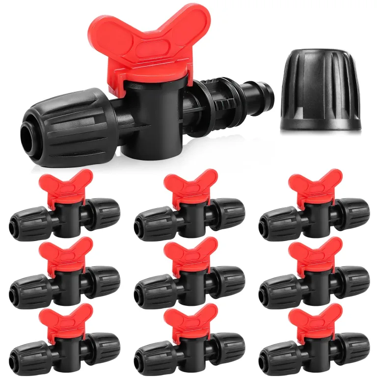 Bewässerungsarmaturen Kit für 1/2" Tropfschläuche für 13/16mm Bewässerungsschläuche 22Stk Gartenbewässerung Barbed Anschluss Bewässerungssystem Micro Drip Verbinder – Bild 7