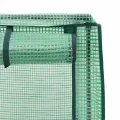 vidaXL Hochbeet mit Gewächshausabdeckung Rattanoptik 160x40x153 cm - Thumbnail 4