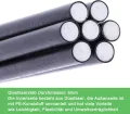 Pflanztunnel Bögen, 50 PCS Tunnelbögen Hochbeet, Gewächshausbogen mit 6mm Kunststoff umwickelt, DIY Gewächshausreifen Frühbeet Tunnel. - Thumbnail 4