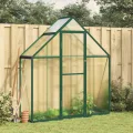 IKAYAA Gewächshaus Aluminium mit Fundament Gartenhaus Winterfest Gewächshaus Glas Glashaus Garten Tomatenhaus Frühbeet und Pflanzenhaus 224 x 169 x 202 cm Anthrazit und transparent - Thumbnail 8