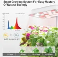 Indoor-Garten Kleines intelligentes Boden-Gartenbau System mit 17-Watt-LED-Wachstumslampe, Automatischer Timer, Selbstbewässernder Pflanztopf, Geschenkideen für Mütter und Frauen(Ohne Samen & Erde) - Thumbnail 3