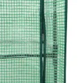 Hochbeet mit Gewächshaus-Aufsatz Anzuchtbeet Pflanzkasten mit Gewächshaus Gartenbeet Gemüsebeet Wetterfest Kräuterbeet Frühbeet für Garten Blumenbeet Pflanzenbeet Schwarz 160x40x123 cm PP - Thumbnail 8