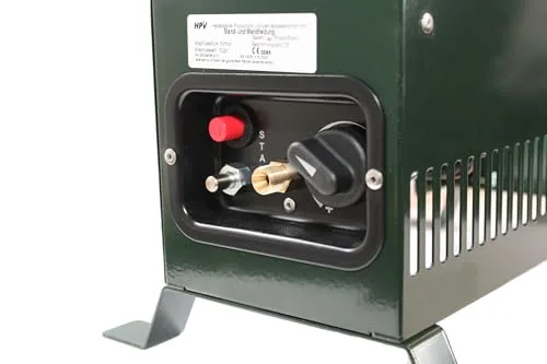 Gewächshausheizung 4kW mit Thermostat und Piezozündung für Wandmontage oder im Stand montierbar Gasheizer inkl. Schlauch HPV made in Germany Frostwächter (Ohne Druckminderer) – Bild 10
