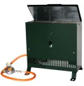 Gewächshausheizung 4kW mit Thermostat und Piezozündung für Wandmontage oder im Stand montierbar Gasheizer inkl. Schlauch HPV made in Germany Frostwächter (Ohne Druckminderer) - Thumbnail 6