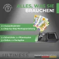 Balkon Gewächshaus Laura mit Pflanzkasten, Rankgitter & Schutzfolie, Tomatengewächshaus, Tomatenzelt, Foliengewächshaus – Wetterfest, UV-beständig, Platzsparendes Urban Gardening Terrasse - Thumbnail 7