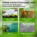 TTL GARDEN Peak XXXL 600 Folientunnel & Tunnelbogen - Pflanztunnel mit Folie, Beetabdeckung für große Pflanzen 2m hoch, 1,20m breit, 6m lang, Folien Tunnel Bögen System, Stahl rostfrei Tomaten Bohnen - Thumbnail 6