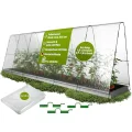 TTL GARDEN Peak XXXL 600 Folientunnel & Tunnelbogen - Pflanztunnel mit Folie, Beetabdeckung für große Pflanzen 2m hoch, 1,20m breit, 6m lang, Folien Tunnel Bögen System, Stahl rostfrei Tomaten Bohnen - Thumbnail 10