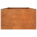 Myheimly Hochbeet, Hochbeet für Garten Balkon Terrasse, Kräuterhochbeet zum Selber Bauen, Gemüsebeet Pflanzkübel aus Metall, Grau Cortenstahl 160 x 80 x 45 cm - Thumbnail 5