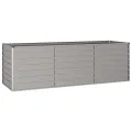 Myheimly Hochbeet, Hochbeet für Garten Balkon Terrasse, Kräuterhochbeet zum Selber Bauen, Gemüsebeet Pflanzkübel aus Metall, Grau Cortenstahl 240 x 80 x 77 cm - Thumbnail 3