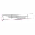 Myheimly Hochbeet, Hochbeet für Garten Balkon Terrasse, Kräuterhochbeet zum Selber Bauen, Gemüsebeet Pflanzkübel aus Metall, Grau Cortenstahl 320 x 40 x 45 cm - Thumbnail 8