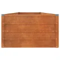 Myheimly Hochbeet, Hochbeet für Garten Balkon Terrasse, Kräuterhochbeet zum Selber Bauen, Gemüsebeet Pflanzkübel aus Metall, Grau Cortenstahl 320 x 80 x 45 cm - Thumbnail 5