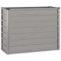 Myheimly Hochbeet, Hochbeet für Garten Balkon Terrasse, Kräuterhochbeet zum Selber Bauen, Gemüsebeet Pflanzkübel aus Metall, Grau Cortenstahl 100 x 40 x 77 cm - Thumbnail 3