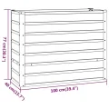 Myheimly Hochbeet, Hochbeet für Garten Balkon Terrasse, Kräuterhochbeet zum Selber Bauen, Gemüsebeet Pflanzkübel aus Metall, Grau Cortenstahl 100 x 40 x 77 cm - Thumbnail 8