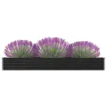 Myheimly Hochbeet Pflanzkübel Pflanzbeet Gemüsebeet Gartenbeet Frühbeet Blumenkasten Pflanzkasten Garten Verzinkter Stahl Anthrazit 160 x 40 x 77 cm - Thumbnail 10