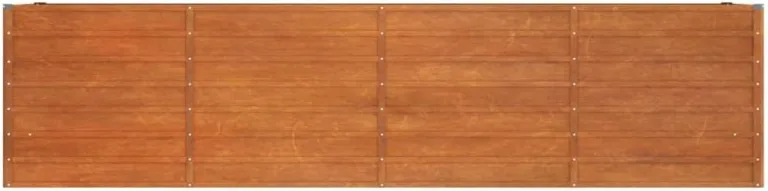 Hochbeet, Hochbeet für Garten Balkon Terrasse, Kräuterhochbeet zum Selber Bauen, Gemüsebeet Pflanzkübel aus Metall, Grau Cortenstahl 320 x 40 x 77 cm – Bild 5