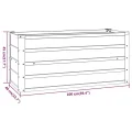Myheimly Hochbeet, Hochbeet für Garten Balkon Terrasse, Kräuterhochbeet zum Selber Bauen, Gemüsebeet Pflanzkübel aus Metall, Grau Cortenstahl 100 x 40 x 45 cm - Thumbnail 8