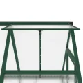 IKAYAA Gewächshaus mit Fundamentrahmen Gewächshaus Aluminium für den Garten Treibhaus Gartenhaus Winterfest Aufzucht Tomatenhaus Frühbeet und Pflanzenhaus-Grün-169 x 114 x 195 cm - Thumbnail 9