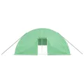 IKAYAA Folientunnel Gewächshaus 24 x 6 x 2.85 m Foliengewächshaus Gewächshaus Tomatengewächshaus Treibhaus Folientunnel, Fenster mit Insektenschutz, für Tomaten Grün - Thumbnail 4