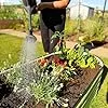 Hochbeet aus Metall 240x60x43 cm - Modulares 9-in-1 Hochbeete-Kit - Rostfreie Hochbeete für Garten aus Premium Zn-Al-Mg Stahl - Min. 20 Jahre Lebensdauer - 43 cm Hoch Gemüsebeet, Silber - Thumbnail 3