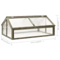 puraday Gewächshaus im Garten Grau 114x80x50 cm Tannenholz Gewächshaus Klein Frostschutz Pflanzen Winterschutz Gemüsehaus Treibhaus Winterfest Gerätehaus Tomatenhaus Offene Unterseite Klappdeckel - Thumbnail 7