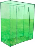 Gewächshaus 170x80x200 cm - Stahlrahmen PVC Frostschutz Pflanzen Winterschutz Gemüsehaus Treibhaus Winterfest Gerätehaus Tomatenhaus Winterschutzzelt - Thumbnail 3