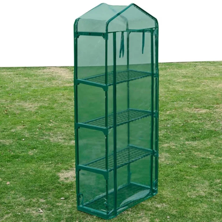 Puraday Gewächshaus Begehbar & Mobil 6x3x2 m - Stahlrahmen 18 m² Frostschutz Pflanzen Winterschutz Gemüsehaus Treibhaus Winterfest Gerätehaus Tomaten 8 Fenster – Bild 9