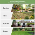 WOLTU Foliengewächshaus, Tomaten, Blumen, Gemüse & Obstpflanzen gewächshaus, Geeignet für Garten, Balkon & Terrasse, Spitzdach gegen Wasserstau, 100x50x190cm, Grün - Thumbnail 7