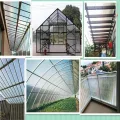 Transparente Polycarbonat-Dachplatten, 0,8 mm, Premium-Regen- und Schneeschutzabdeckung für Gewächshäuser, Isolierüberdachung und Frühbeete, leicht zu biegen und zu schneiden, inklusive Schrauben, 6 x - Thumbnail 6