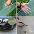 Transparente Polycarbonat-Dachplatten, 0,8 mm, Premium-Regen- und Schneeschutzabdeckung für Gewächshäuser, Isolierüberdachung und Frühbeete, leicht zu biegen und zu schneiden, inklusive Schrauben, 6 x - Thumbnail 3