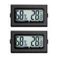 Digital Thermometer Innen Hygrometer Mini Hygrometer Thermometer Innen Reptilien Digitaler Hygrometer, für Büro, Küche, LCD-Thermometer Inkubator, Thermometer Gewächshaus (6) - Thumbnail 8