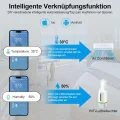 2 Pack WiFi Hygrometer Thermometer Sensor, Thermometer Innen Mit Externem Sensor und App Alert, Mini für Gewächshaus, Aquarium, Kühlschrank, ReptilienTerrarium, Kompatibel Alexa/Google Home - Thumbnail 4