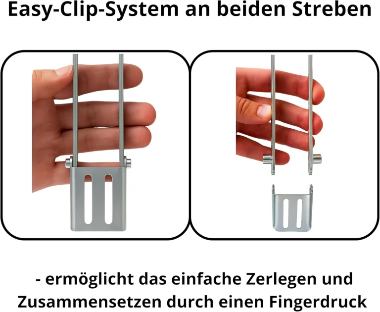 Automatischer Fensteröffner für Gewächshaus - Easy-Clip-System, Doppelfeder, verzinkter Stahl, 14kg/30lbs Belastung, automatische Belüftung für Fenster und Dach – Bild 5