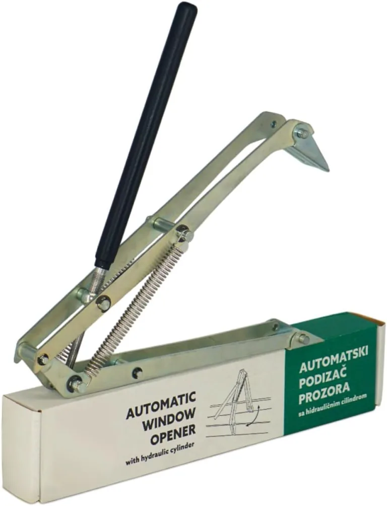 Automatischer Fensteröffner für Gewächshaus - Easy-Clip-System, Doppelfeder, verzinkter Stahl, 14kg/30lbs Belastung, automatische Belüftung für Fenster und Dach – Bild 1