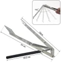 Automatischer Fensteröffner für Gewächshaus - Easy-Clip-System, Doppelfeder, verzinkter Stahl, 14kg/30lbs Belastung, automatische Belüftung für Fenster und Dach - Thumbnail 6