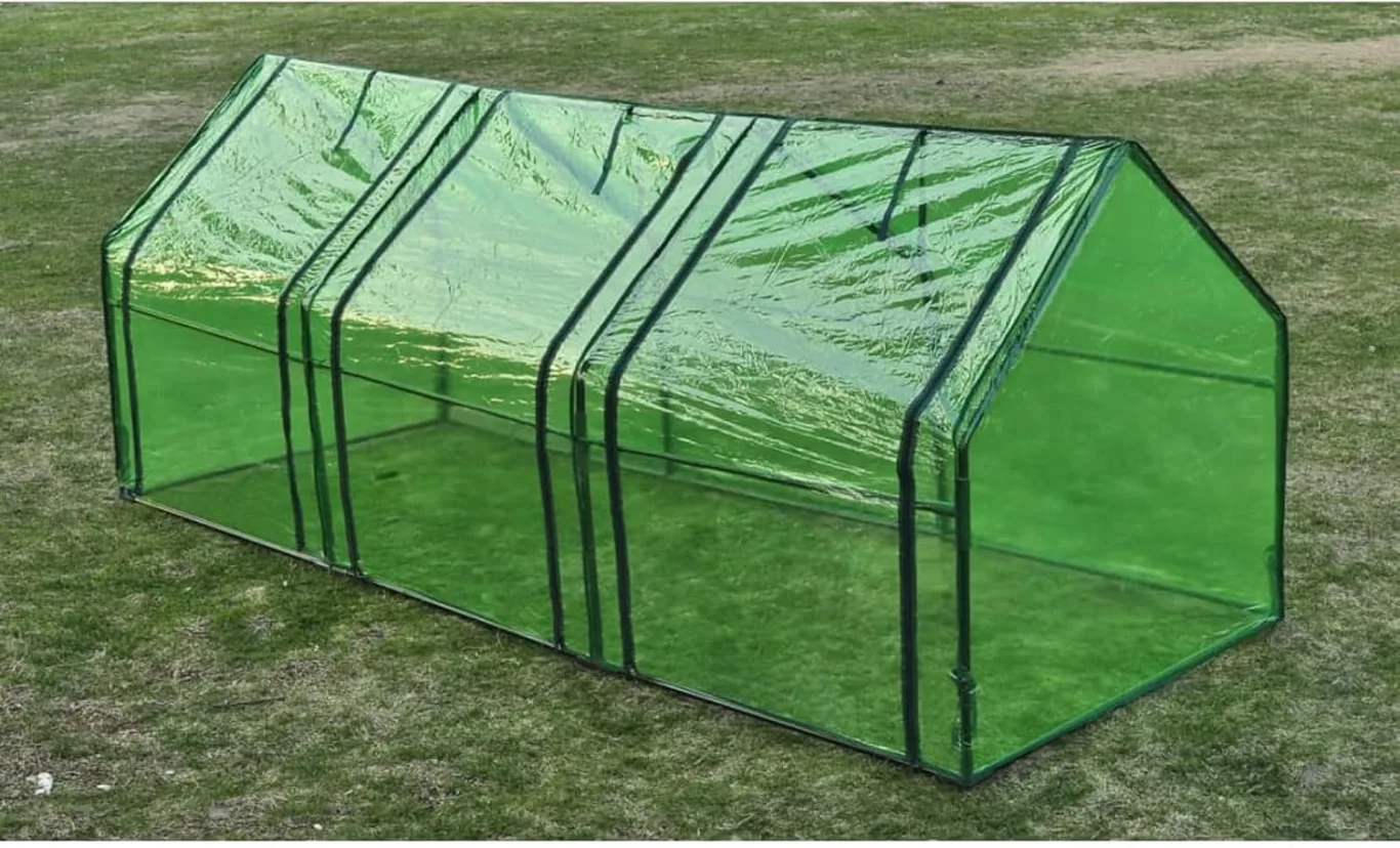 Gewächshaus mit 3 Türen, Frühbeet, Tomatenhaus, Treibhaus, Greenhouse, Garten Zubehör - Bild 1