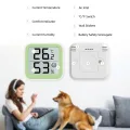 NOKLEAD Thermometer Luftfeuchtigkeitsmesser im Inneren Mini-Hygrometer Monitor Raumtemperaturmessgerät mit Gesichtssymbol Komfortanzeige ℃/℉-Schalter für Babyzimmer,Gewächshaus,Büro(Grün,4,5cm) - Thumbnail 3