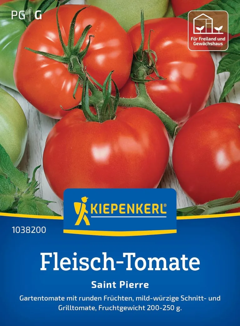 Kiepenkerl Fleisch-Tomaten Samen 1038200 - Gartentomate - Fruchtgewicht 200-250g - Inhalt für 25 Pflanzen - Gemüsesamen, Samen Gemüse, Saatgut, Gemüse Pflanzen – Bild 1