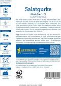 Kiepenkerl Profi-Line Salatgurkensamen Miné-Star 1028280 - Aromatische Mini-Snack-Gurken mit Mehltauresistenz, rein weiblich blühende Gemüsesamen - Thumbnail 4