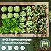 UDPATIO Hochbeet Holz für Garten 168x88x80cm Holzhochbeet zum Bepflanzen von Gemüse & Kräutern Pflanzbeet Pflanzkasten Gemüsebeet für Balkon - Thumbnail 2