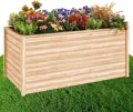 UDPATIO Hochbeet Holz für Garten 168x88x80cm Holzhochbeet zum Bepflanzen von Gemüse & Kräutern Pflanzbeet Pflanzkasten Gemüsebeet für Balkon - Thumbnail 1