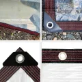 Transparente Plane - mit öSen Abdeckplane Wasserdicht 2.5X2m Durchsichtige Tarp GewäChshaus MöBel Staubdicht wasserdichte Gartenplane Gewebeplane Wetterfeste FüR Schutz Vor Witterung - Thumbnail 7