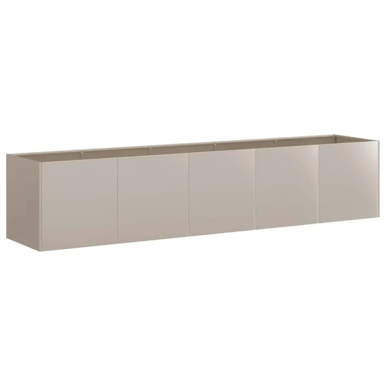 vidaXL Pflanzkübel Rostig 200x40x40 cm Wetterfester Stahl, Pflanzschale, Garten-Garten-Pflanzkübel, Outdoor-Pflanzgefäß, Hochbeet, Pflanzgefäß – Bild 9