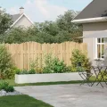 vidaXL Pflanzkübel Weiß 280x40x40 cm Kaltgewalzter Stahl, Pflanzschale, Garten-Garten-Pflanzkübel, Outdoor-Pflanzgefäß, Hochbeet, Pflanzgefäß - Thumbnail 2