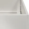 vidaXL Pflanzkübel 120x80x80 cm Edelstahl, Pflanzschale, Garten-Garten-Pflanzkübel, Outdoor-Pflanzgefäß, Hochbeet, Pflanzgefäß, Blumenkasten - Thumbnail 7