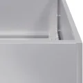 vidaXL Pflanzkübel 120x80x40 cm Verzinkter Stahl, Pflanzschale, Garten-Garten-Pflanzkübel, Outdoor-Pflanzgefäß, Hochbeet, Pflanzgefäß, Blumenkasten - Thumbnail 7