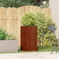vidaXL Pflanzkübel Rostig 40x40x80 cm Wetterfester Stahl, Pflanzschale, Garten-Garten-Pflanzkübel, Outdoor-Pflanzgefäß, Hochbeet, Pflanzgefäß - Thumbnail 2