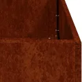 vidaXL Pflanzkübel Rostig 40x40x80 cm Wetterfester Stahl, Pflanzschale, Garten-Garten-Pflanzkübel, Outdoor-Pflanzgefäß, Hochbeet, Pflanzgefäß - Thumbnail 8