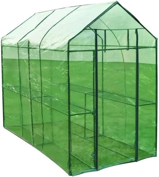 Gewächshaus Stahl XL, Frühbeet, Tomatenhaus, Treibhaus, Greenhouse, Garten Zubehör – Bild 4