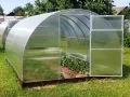 Gewächshaus Tunnel, Greenhouse für Garten, Kweekas, Tuinkas Tunnel 3 m, Greenhouse für Gemüsepflanzen, Stahlrahmen mit Polycarbonat, 1000 x 300 x 200 cm, 30 m² - Thumbnail 9